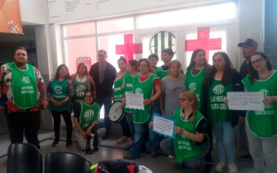 Santa Cruz: ATE denunció la detención de dos dirigentes durante una protesta por reclamar salarios en el Hospital Distrital de Las Heras