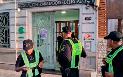 ATE denunció accionar policial “intimidante” en su sede gremial tras una actividad por Palestina