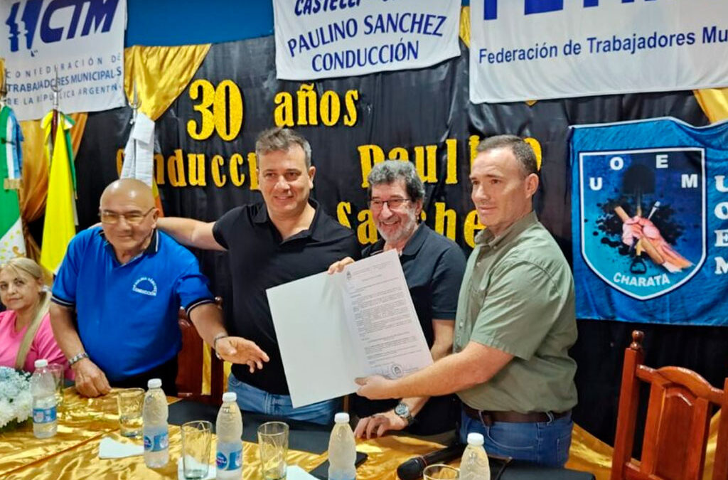 Hernán Doval encabezó una histórica visita a los municipales del Impenetrable Chaqueño