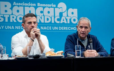 Bancarios: el salario inicial se fijó en $ 2.259.305,03 y acumula una suba del 9,4% en el primer trimestre