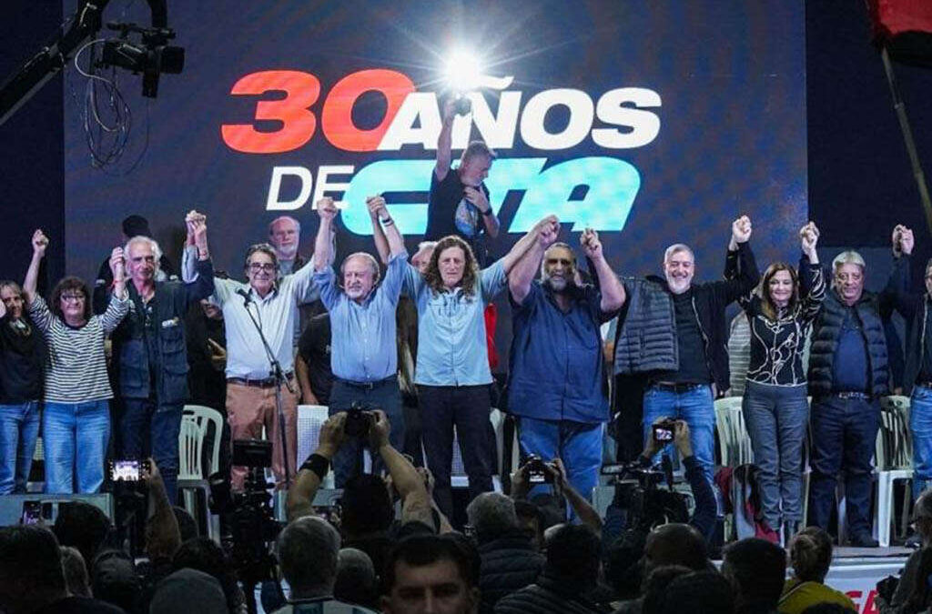 Las CTA llaman a la unidad y salen a confrontar el modelo de Milei a 30 años de su creación