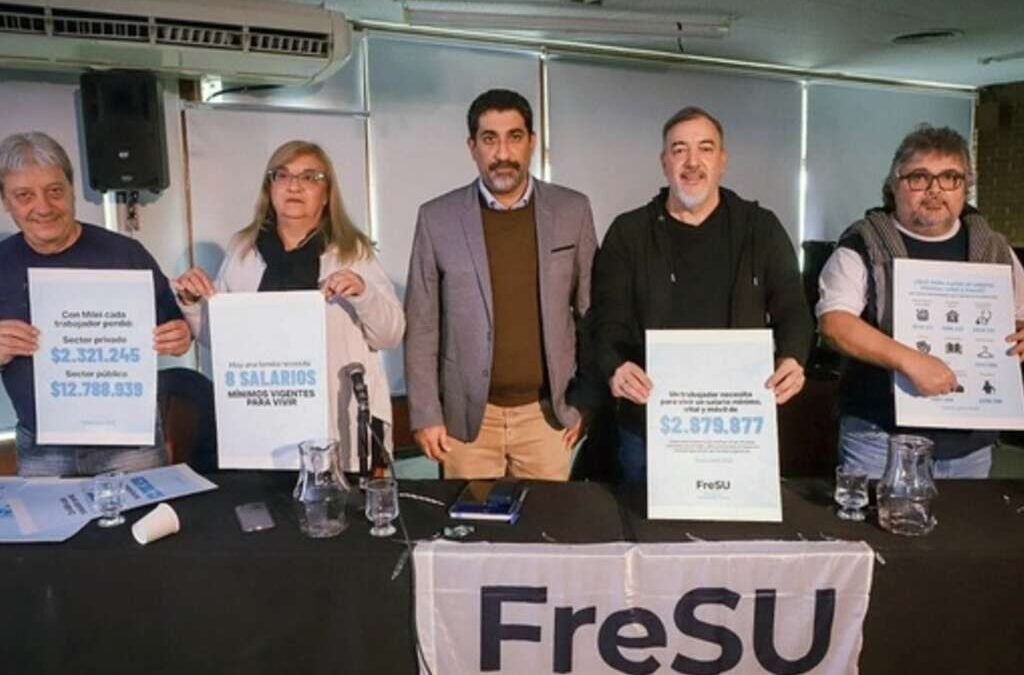 El FreSU Reclama un salario minimo vital y movil de $2.879.877
