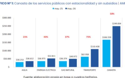 Baja la inflación con los precios subiendo: Según la UBA, una familia del AMBA necesita casi 50.000 para cubrir los gastos de luz, gas, agua y transporte