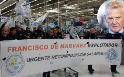 De Narváez aplica su propia “reforma laboral” en ChangoMás: falsos aumentos al personal jerárquico con tarjetas para usar solo en sus supermercados