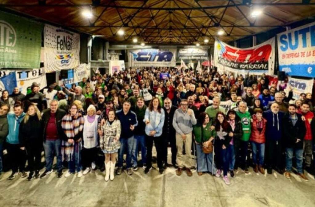 Las CTA bonaerenses ratificaron la unidad y llamaron a construir una alternativa política «para derrotar a Milei»