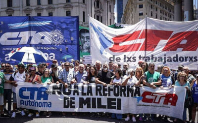 Las CTA anunciaron una jornada de movilización a Plaza de Mayo contra el Gobierno ante el feroz ajuste