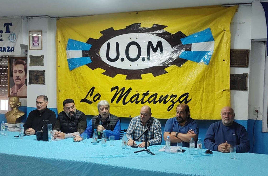 Furlán y Cabello protagonizaron un plenario de agrupaciones metalúrgicas de la UOM La Matanza y repudiaron la intervención del sindicato