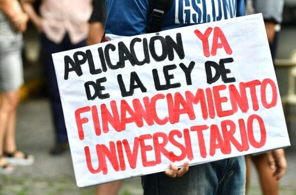 Universidades retoman el reclamo por la Ley de Finanaciamiento
