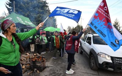 ATE Nacional encabezó una protesta en Bariloche por el despido de un dirigente gremial en CNEA