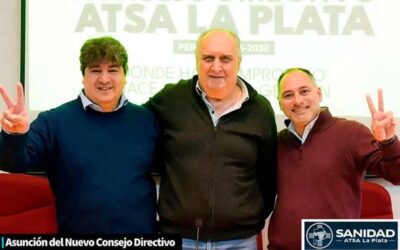 ATSA La Plata inició nueva etapa con la asunción de Jorge Ropat en la SG y Ezequiel Ferrari en la Adjunta