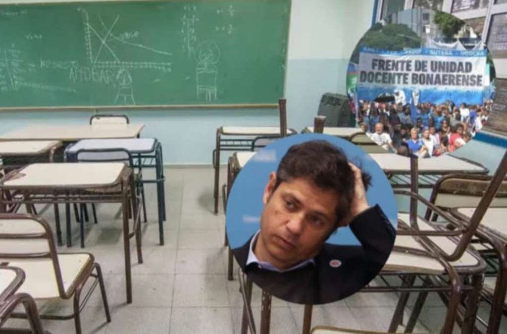 Fuerte mensaje de los docentes bonaerenses a Kicillof: el primer paro contra su gestión tuvo un 95% de adhesión
