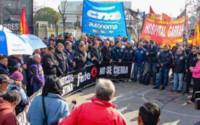 El SUTNA denunció un «lockout patronal» en FATE y advirtió que miles de puestos de trabajo están en riesgo