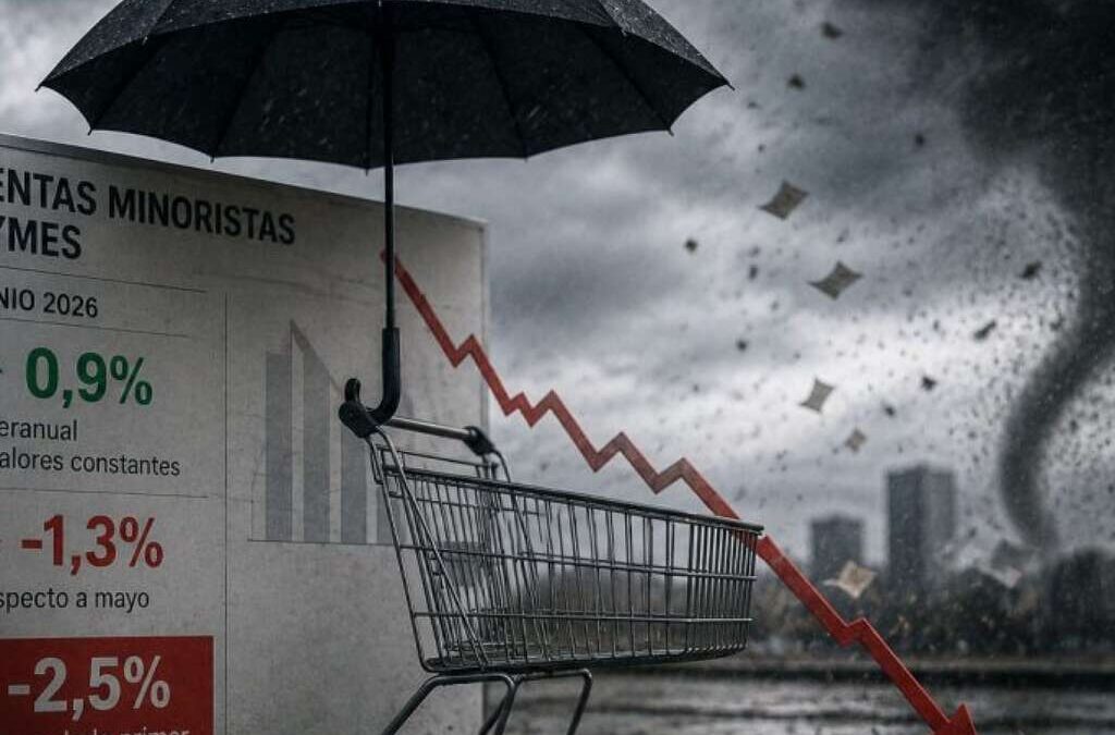 A pesar de mínimo repunte en junio por el aguinaldo y el Mundial, el consumo aún registra una extrema fragilidad