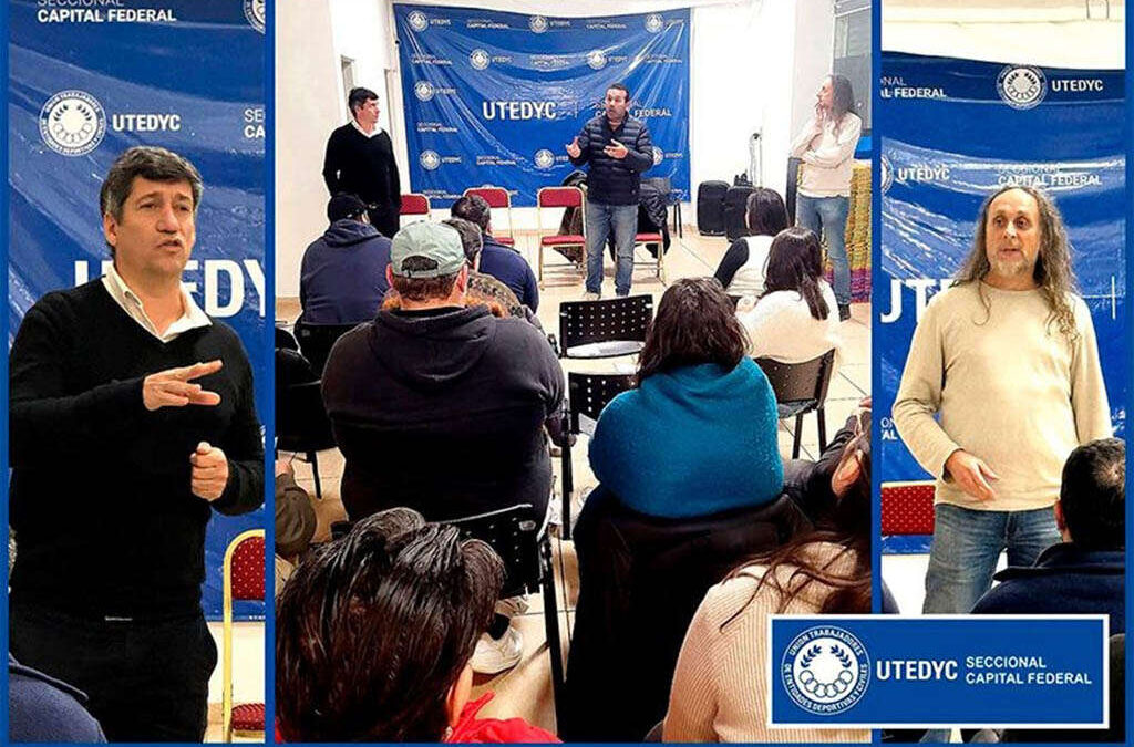 UTEDYC CF inició nuevo ciclo de capacitaciones del Cuerpo de Delegados para su fortalecimiento