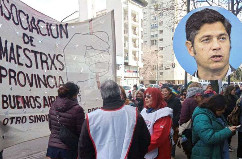 La Asociación de Maestros ratificó el paro de 48 horas y acusó al Gobierno de Kicillof de llevar adelante una “campaña de desinformación”