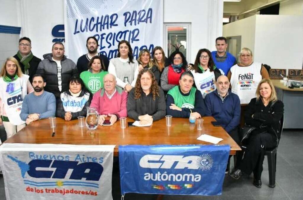 Las dos CTA activan una mesa bonaerense para respaldar el plan de lucha acordado por las centrales obreras