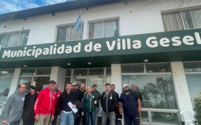 Doval desembarcó en Villa Gesell y la Federación de Municipales Fesimubo logró la representación que le faltaba en la costa bonaerense