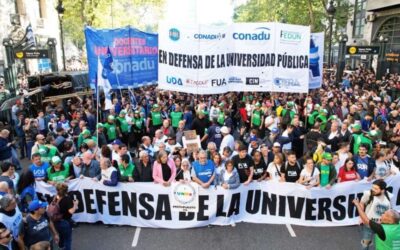 El Frente Sindical de Universidades reclamó que el gobierno de Milei reabra paritarias y aplique la Ley de Financiamiento