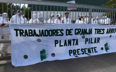 Granja Tres Arroyos: suspenden a 300 trabajadores de la planta de Pilar por todo agosto y cobrarán sólo el 65% del sueldo