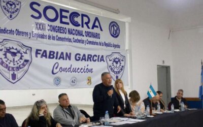 Con la presencia de delegados de todo el país, el XXXI Congreso Nacional del SOECRA aprobó por unanimidad la memoria y balance 2025
