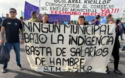MUNICIPALES BONAERENSES INICIAN PLAN DE LUCHA CON CORTES EN LAS RUTAS 6 Y 205 Y ANUNCIAN NUEVAS MOVILIZACIONES