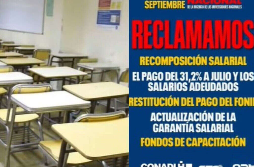 “El 3% está terriblemente por debajo”: docentes universitarios preparan una nueva marcha federal