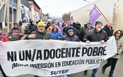 El FreSU metió una multitud en Tierra del Fuego en medio de la huelga docente