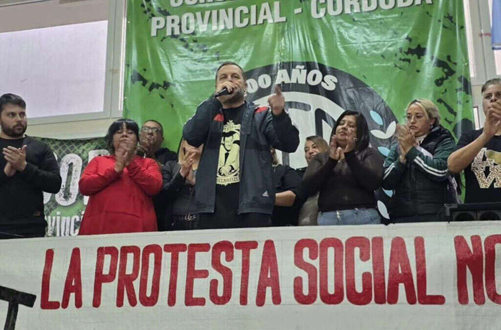 Federico Giuliani llamó a construir la unidad entre «los trabajadores ocupados y desocupados junto a los sectores populares»