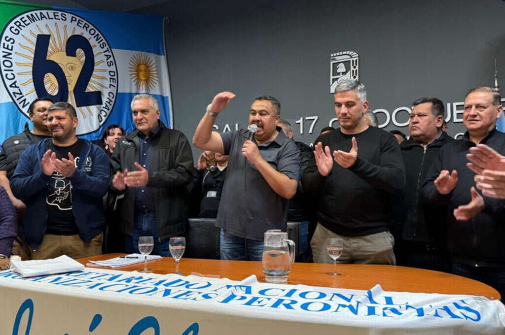 Las 62 Organizaciones Peronistas normalizaron su seccional Chaco con más de 70 gremios y apuestan a fortalecer el sindicalismo político en la provincia