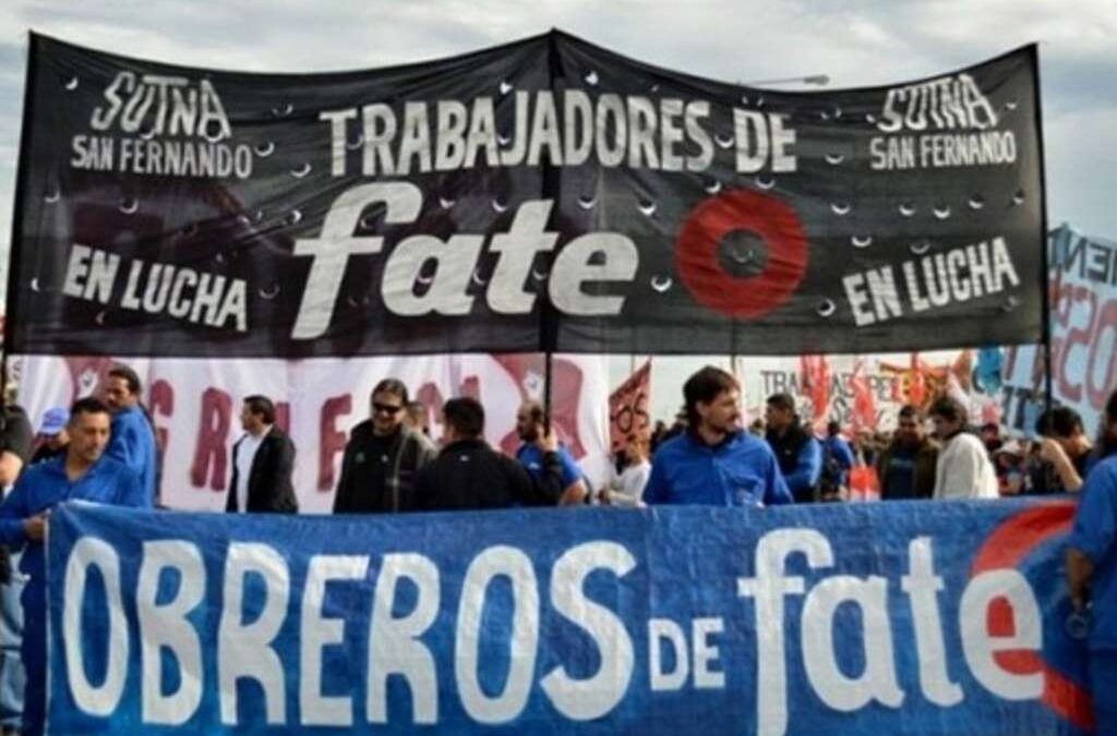 El SUTNA denuncia que la justicia favorece a Fate con el pedido de juicio a 24 trabajadores de la empresa