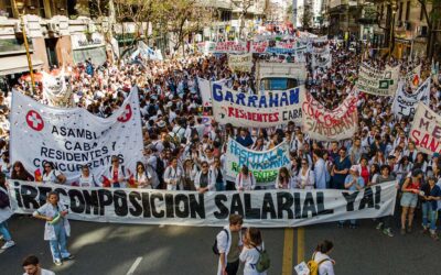 Residentes y concurrentes de CABA vuelven a parar y marchan al Ministerio de Salud por salarios que no cubren la canasta básica