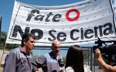 A 8 meses del anuncio de cierre, el conflicto no se cierra y la Justicia ordenó pagar los salarios a los trabajadores de FATE